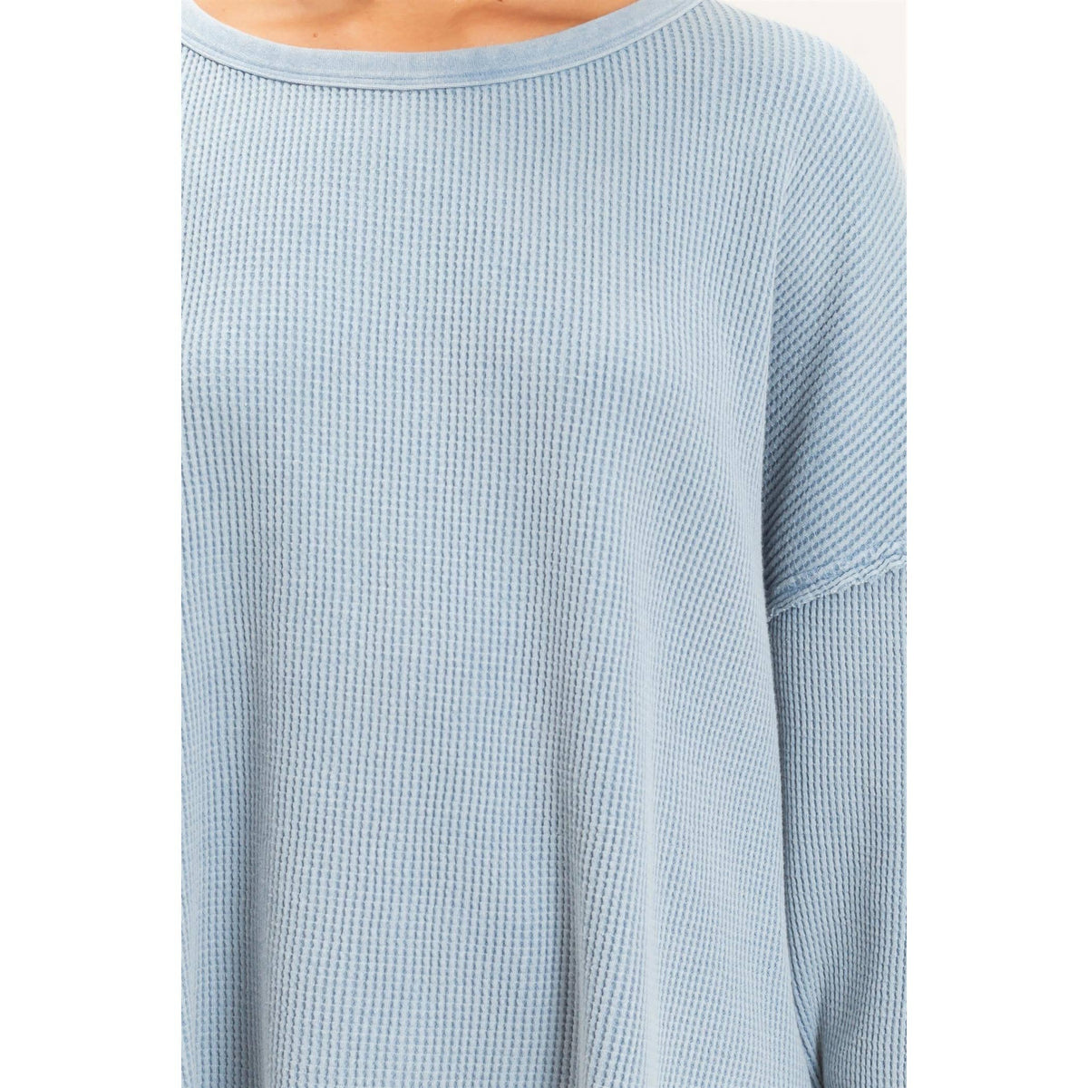 Open Skies Waffle Top