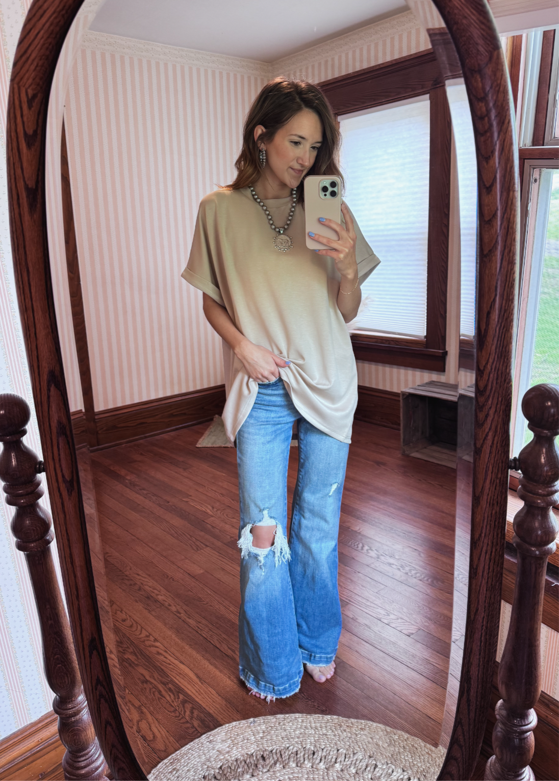 Basic Cloud Cuff Top *Dust