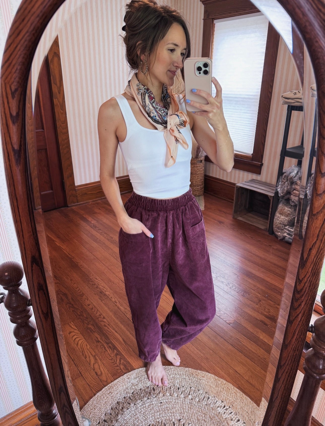 Corduroy Plum pants