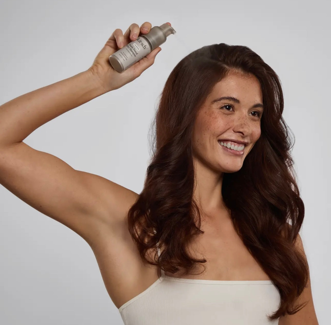 Volumizing Rice Protein Dry Shampoo- Dark Tinted