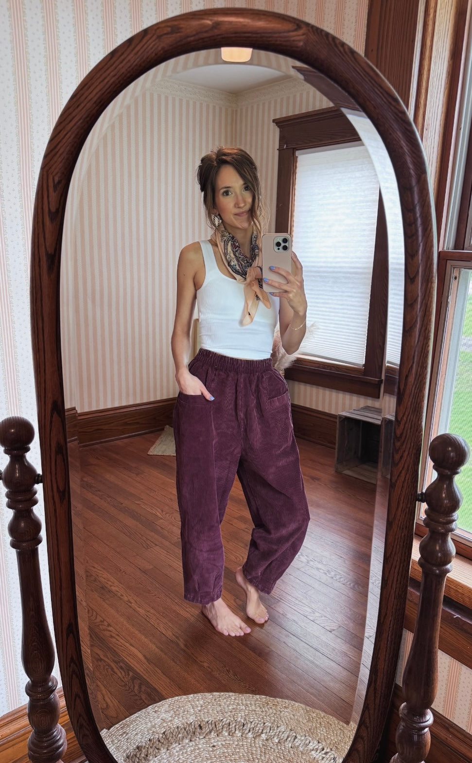 Corduroy Plum pants