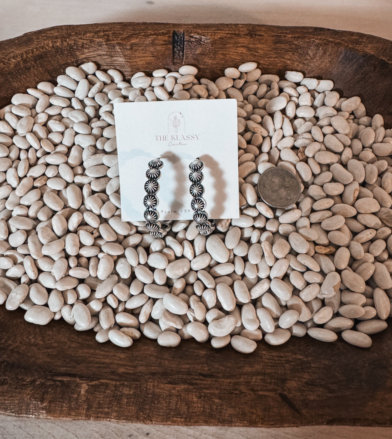 Western Textured Hoops