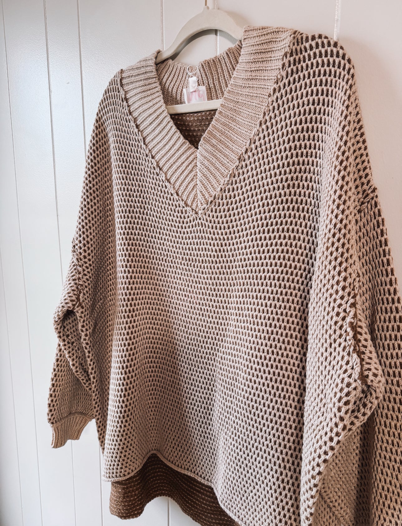 Two Tone Whiskey Sweater