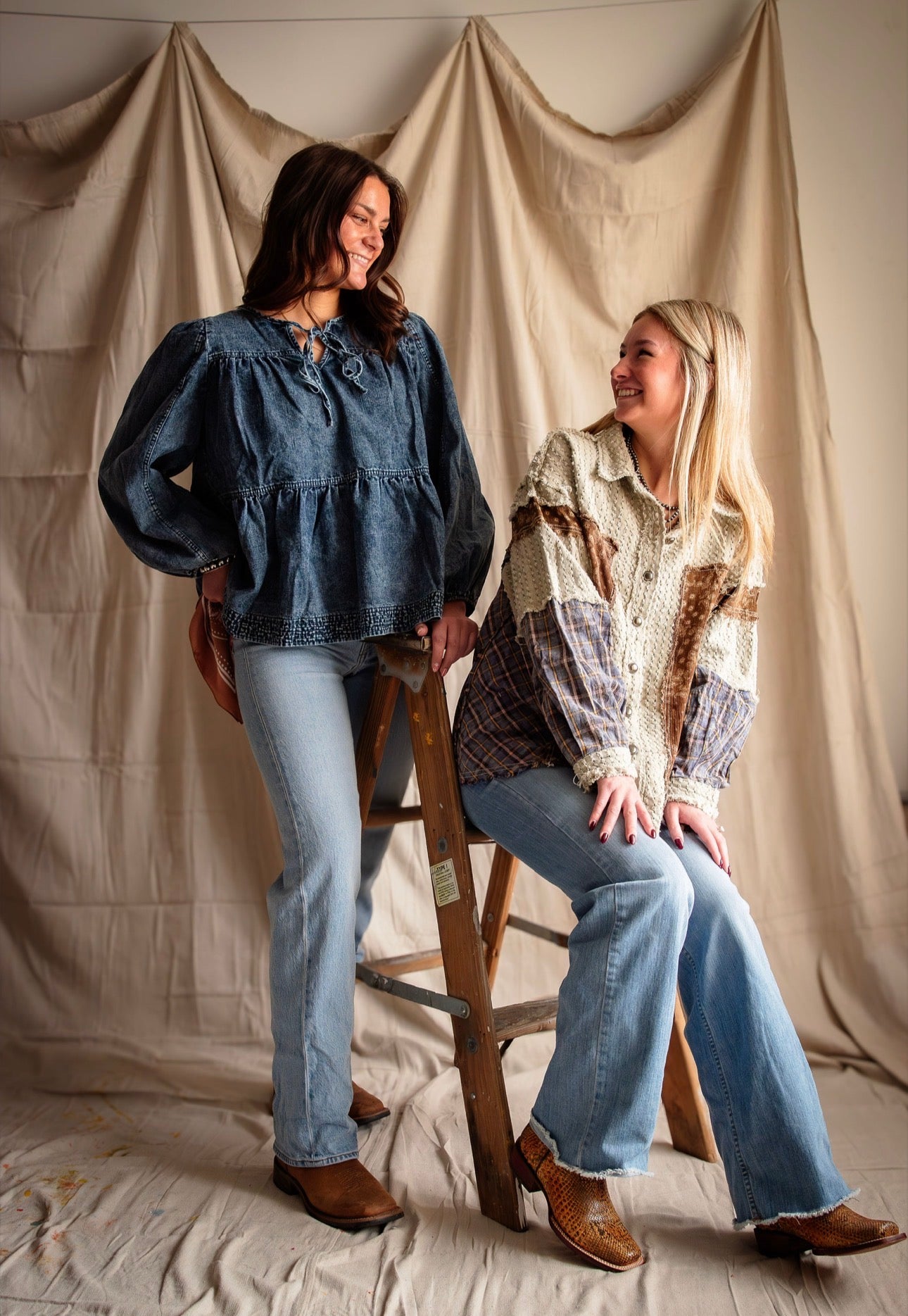 Prairie Dream Denim Blouse