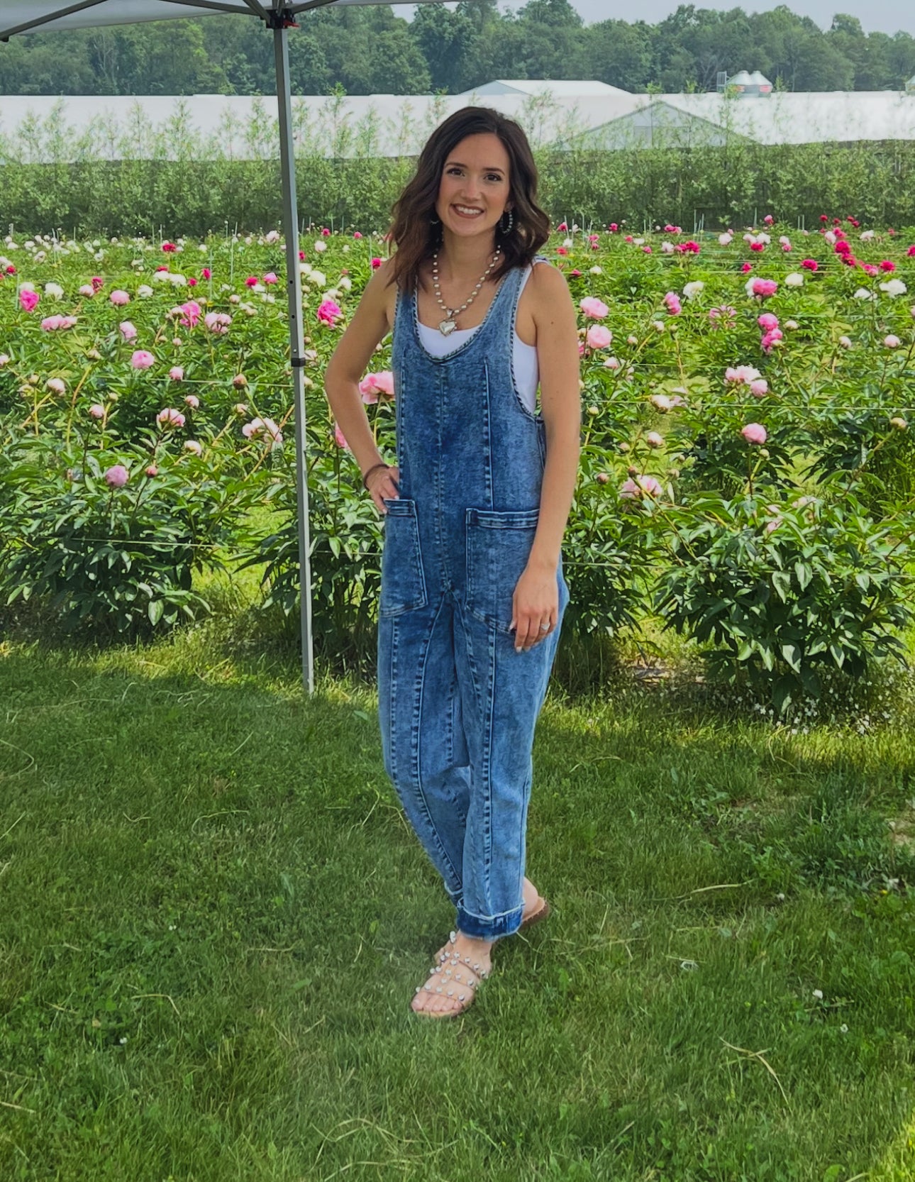 Denim Romper Overalls