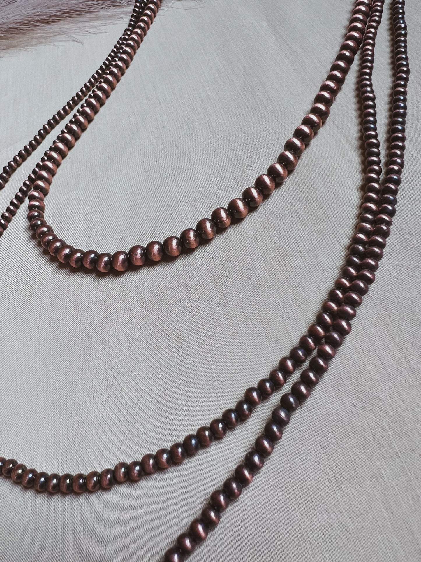 Three Layer Navajo Pearl Necklace