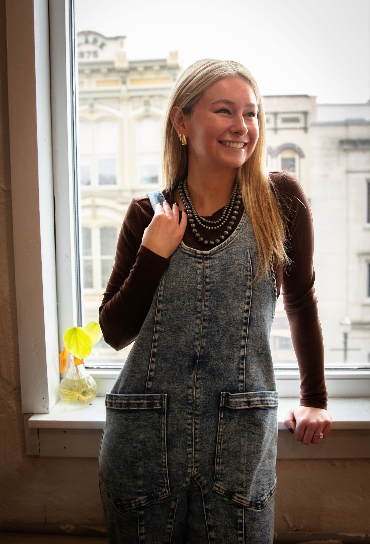 Denim Romper Overalls