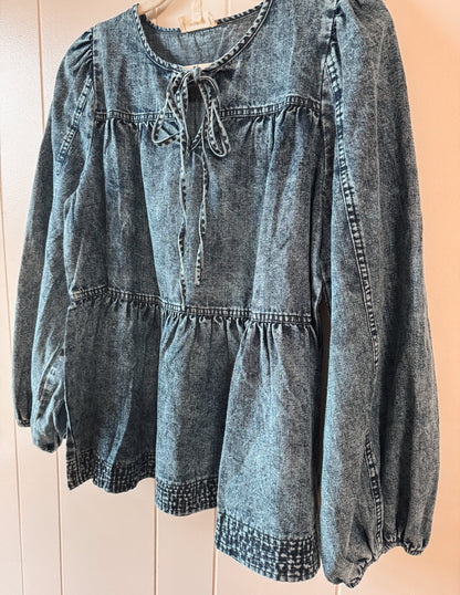 Prairie Dream Denim Blouse