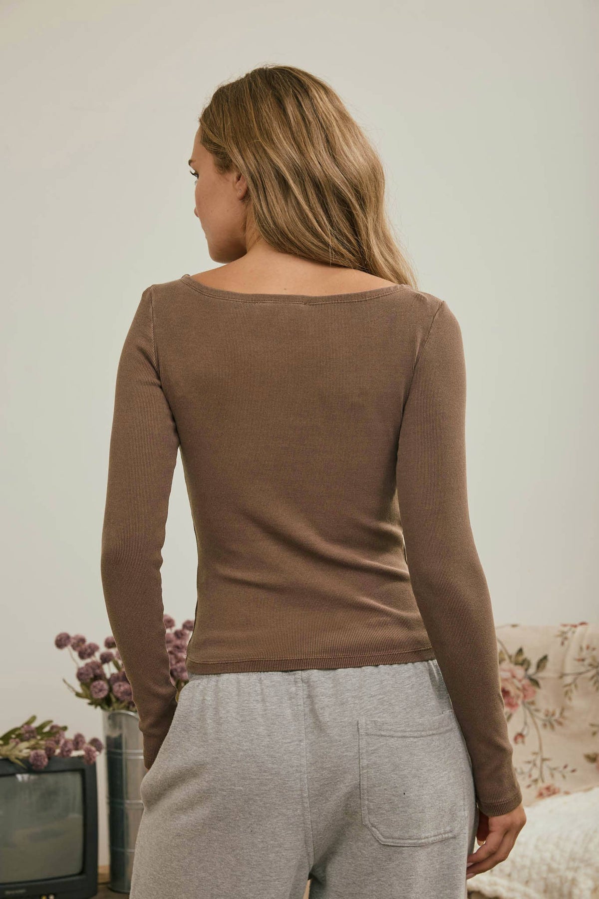 Basic Ribbed Knit Top