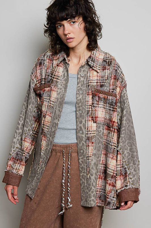 Fall Into The Wild Button Down Shirts