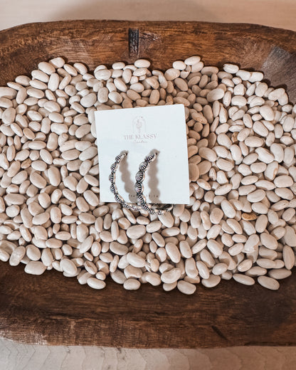 Western Textured Hoops