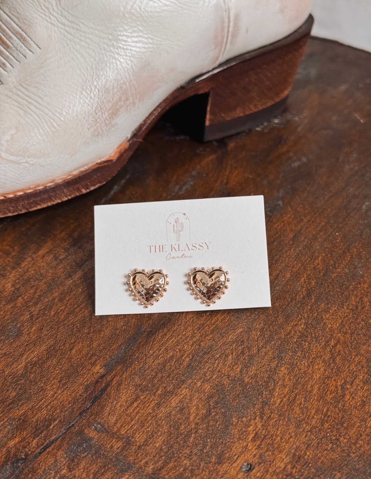 Heart Stud Earrings