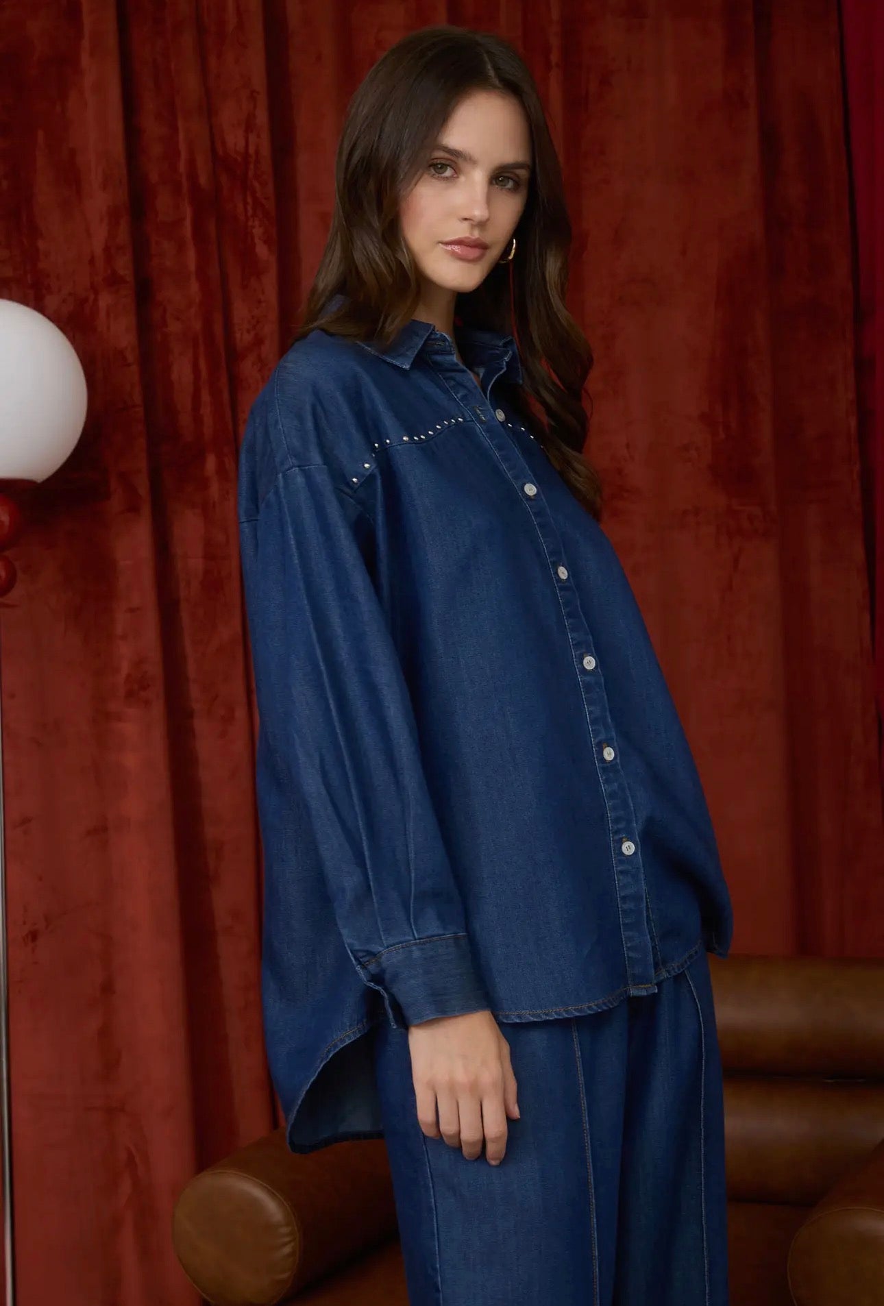 Stella Denim Button Up