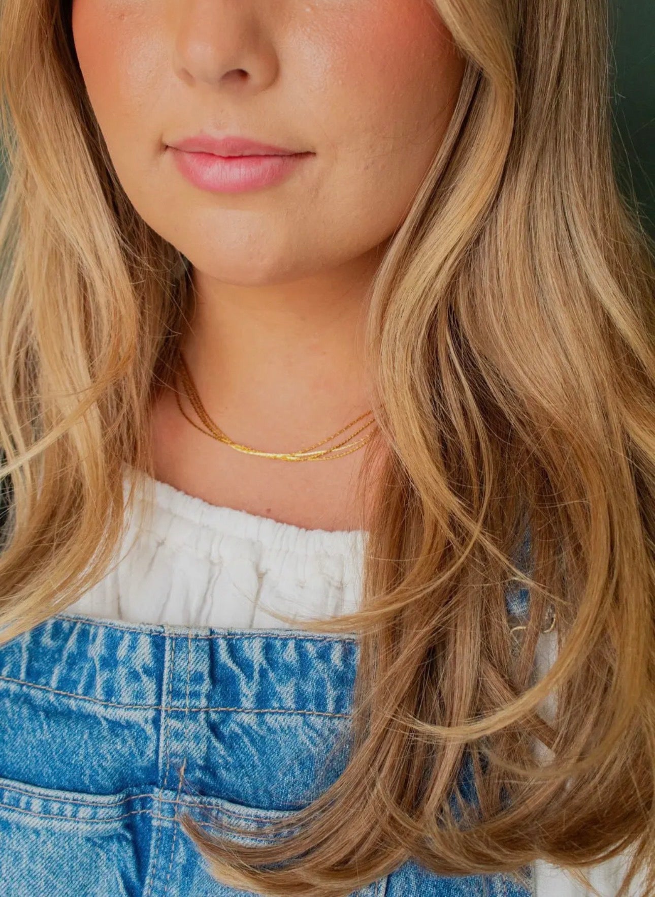 Dainty Multi Layer Necklace- Gold