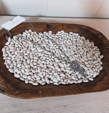 Round Concho Necklace