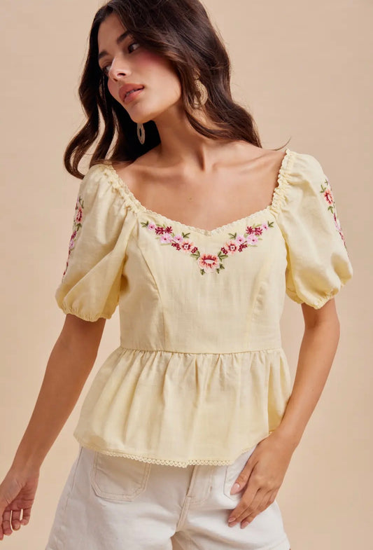Spring Sweetheart Top