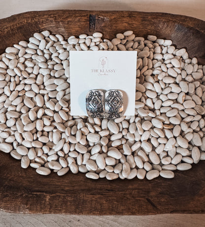 Western Etched Hoops