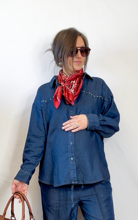 Stella Denim Button Up