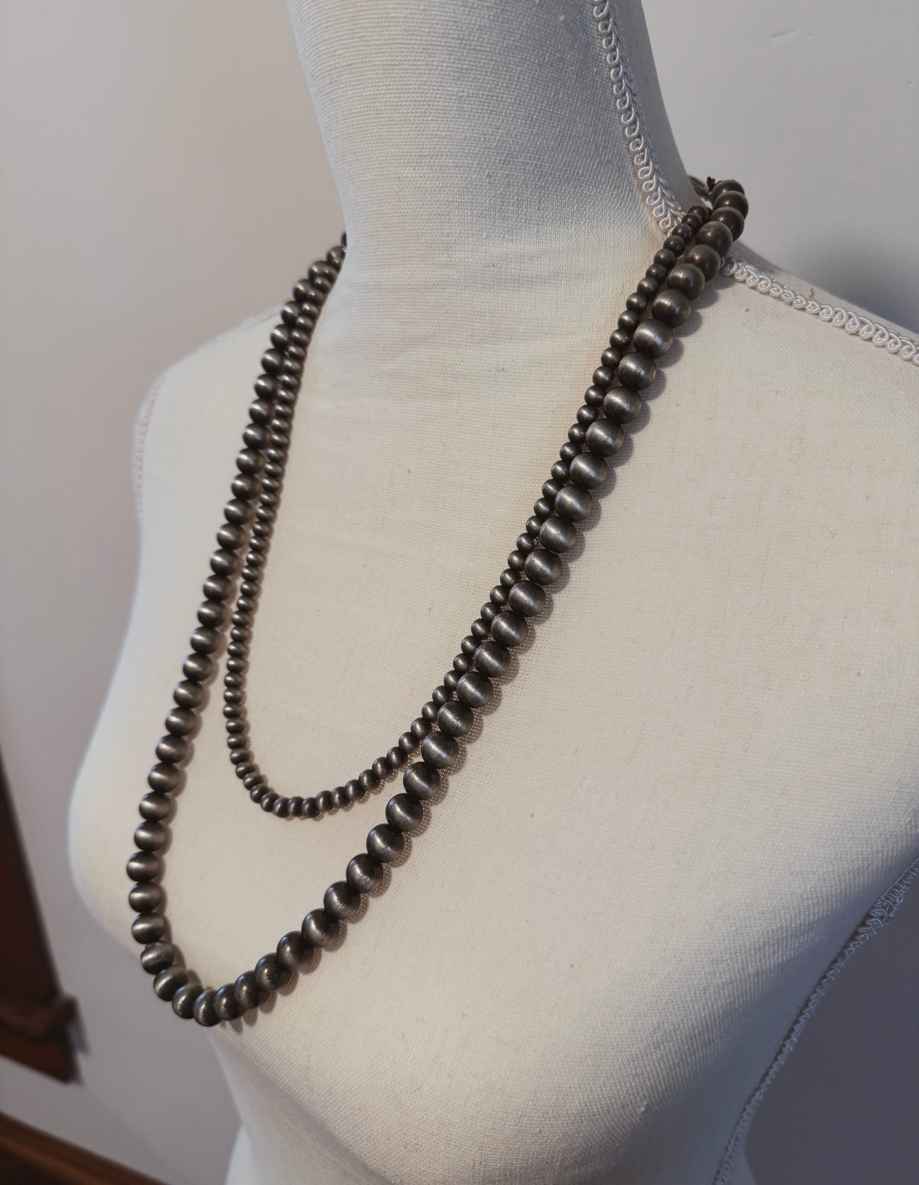 Two Layer Navajo Pearl Necklace