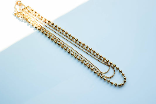 THE STACKED CHAIN NECKLACE