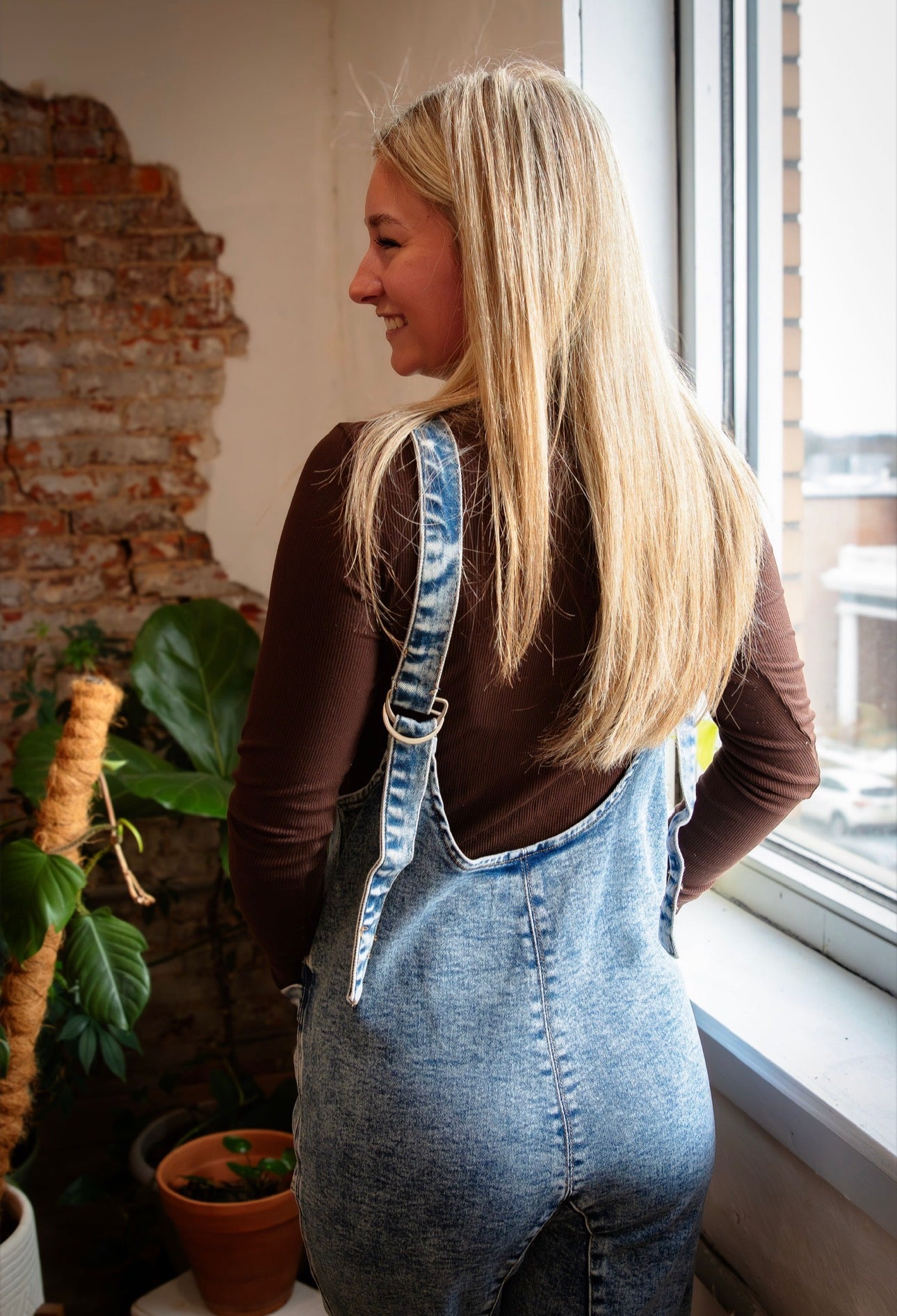 Denim Romper Overalls
