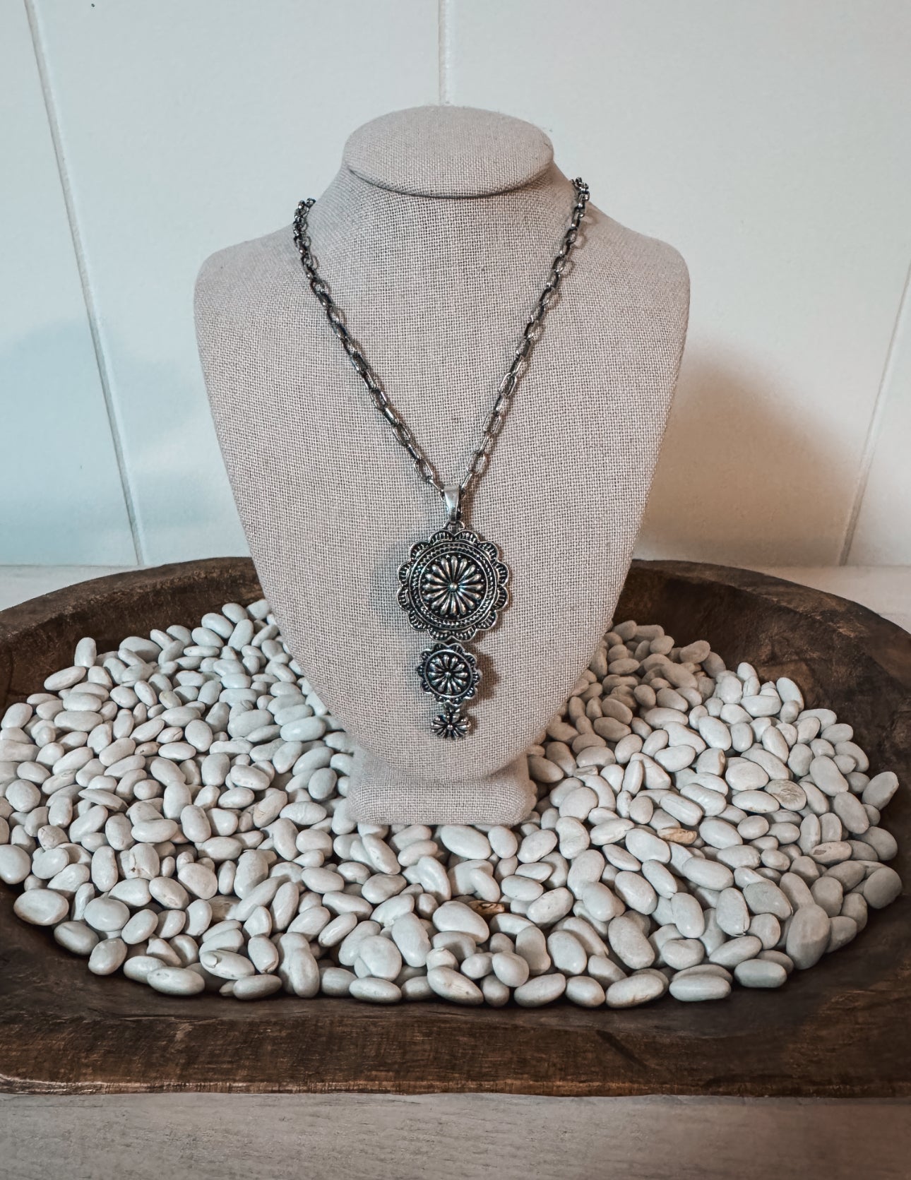 Round Concho Necklace