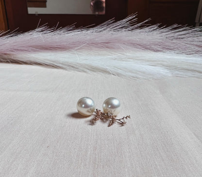 White Pearl Studs