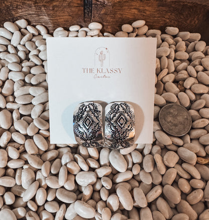 Western Etched Hoops