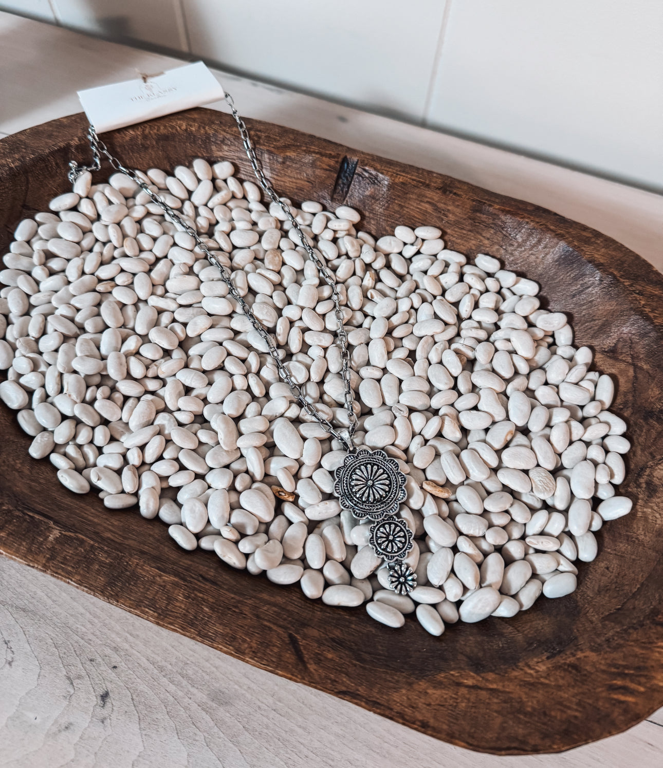 Round Concho Necklace