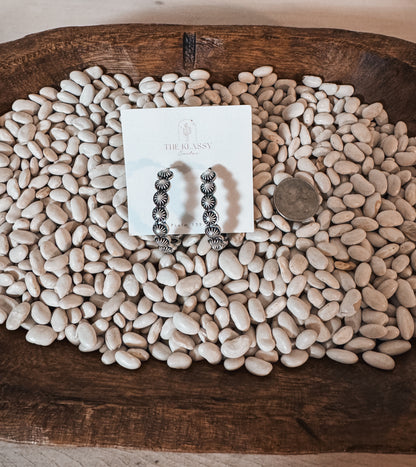 Western Textured Hoops