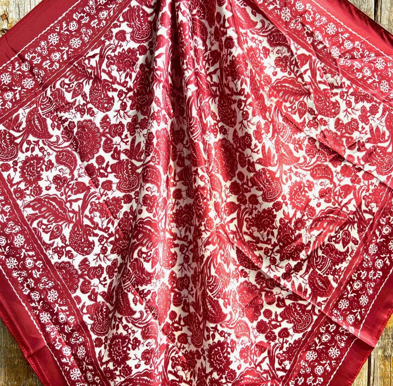 Crimson Prairie Wild Rag