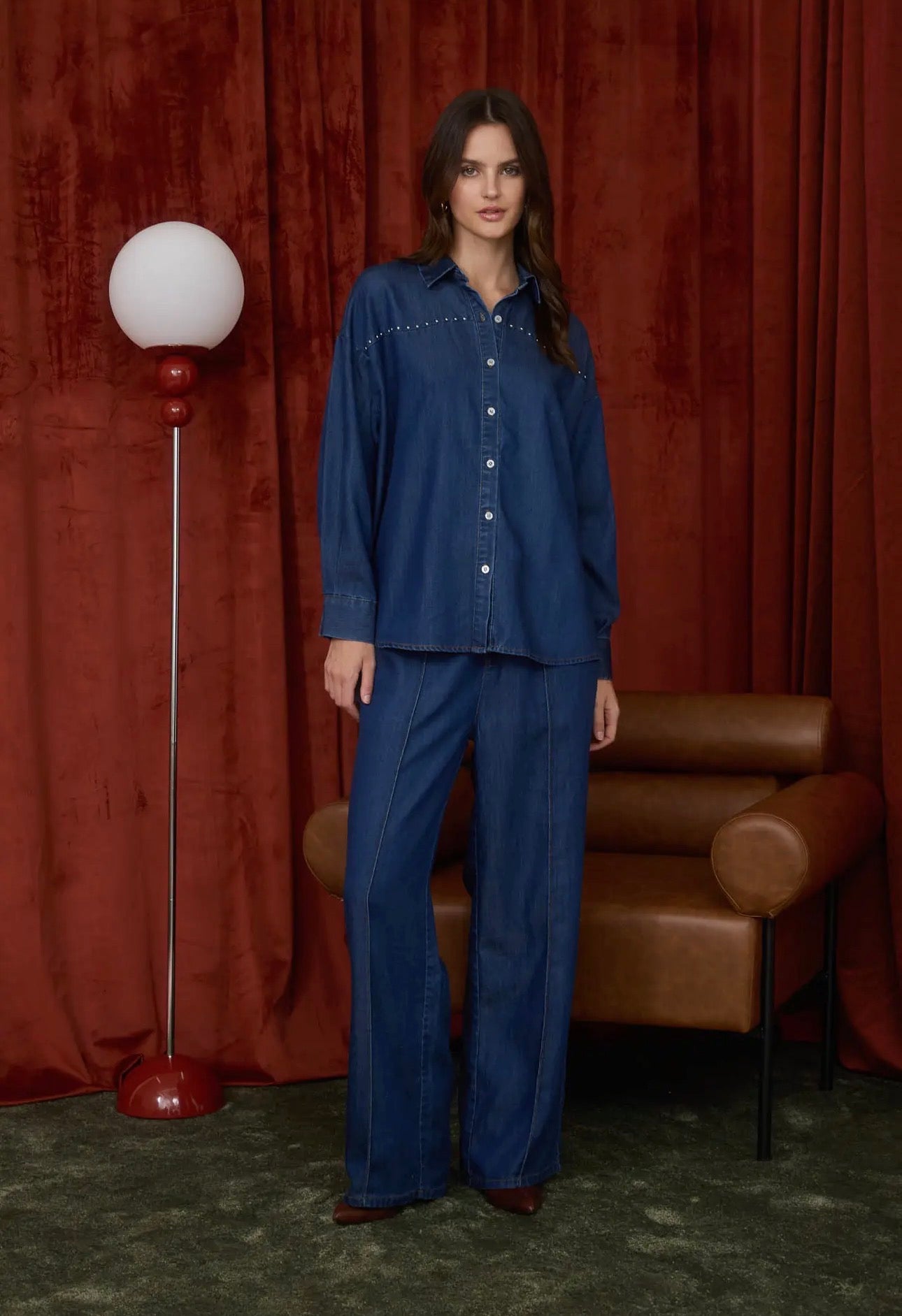 Stella Denim Button Up