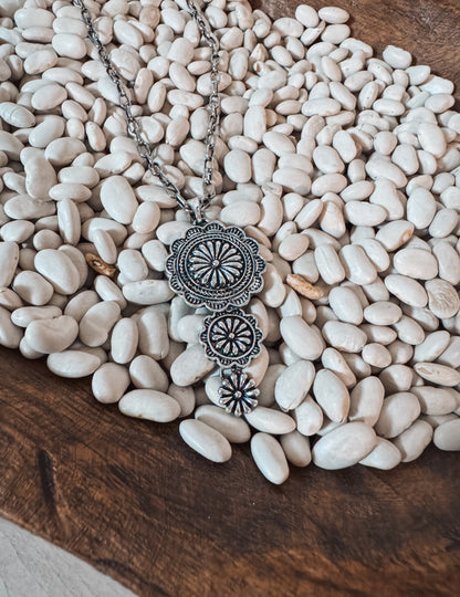 Round Concho Necklace