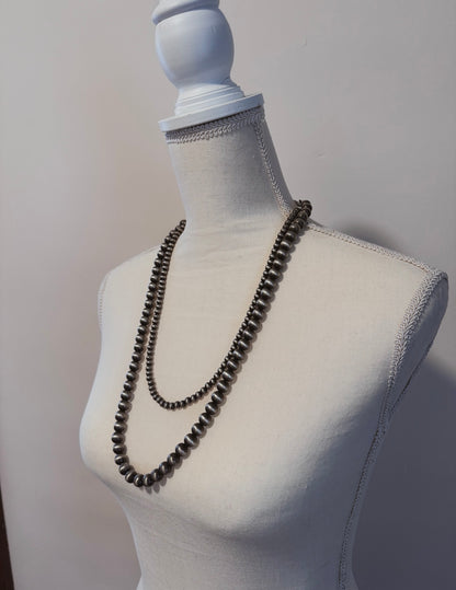 Two Layer Navajo Pearl Necklace