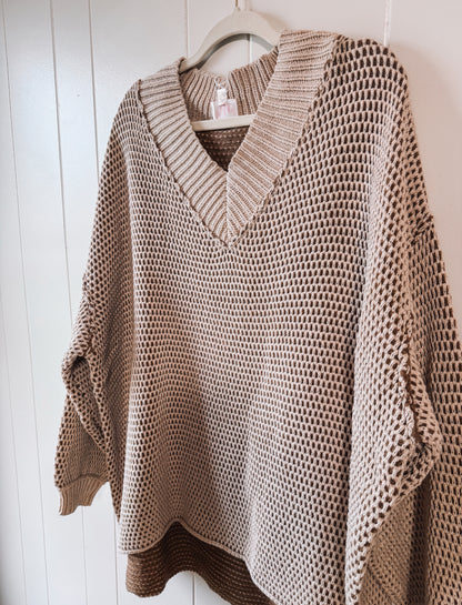Two Tone Whiskey Sweater
