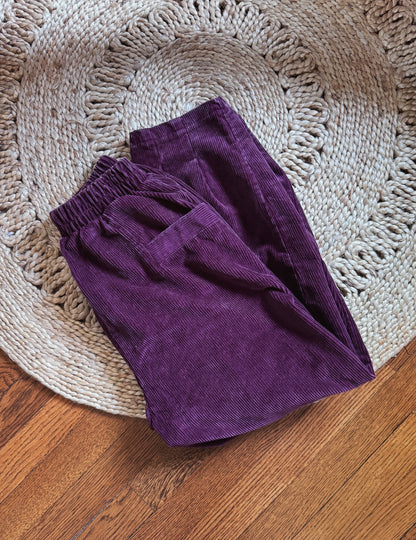 Corduroy Plum pants