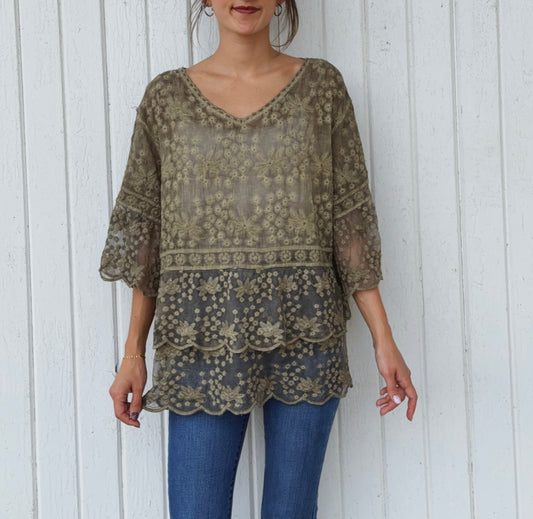Bell Lace Blouse