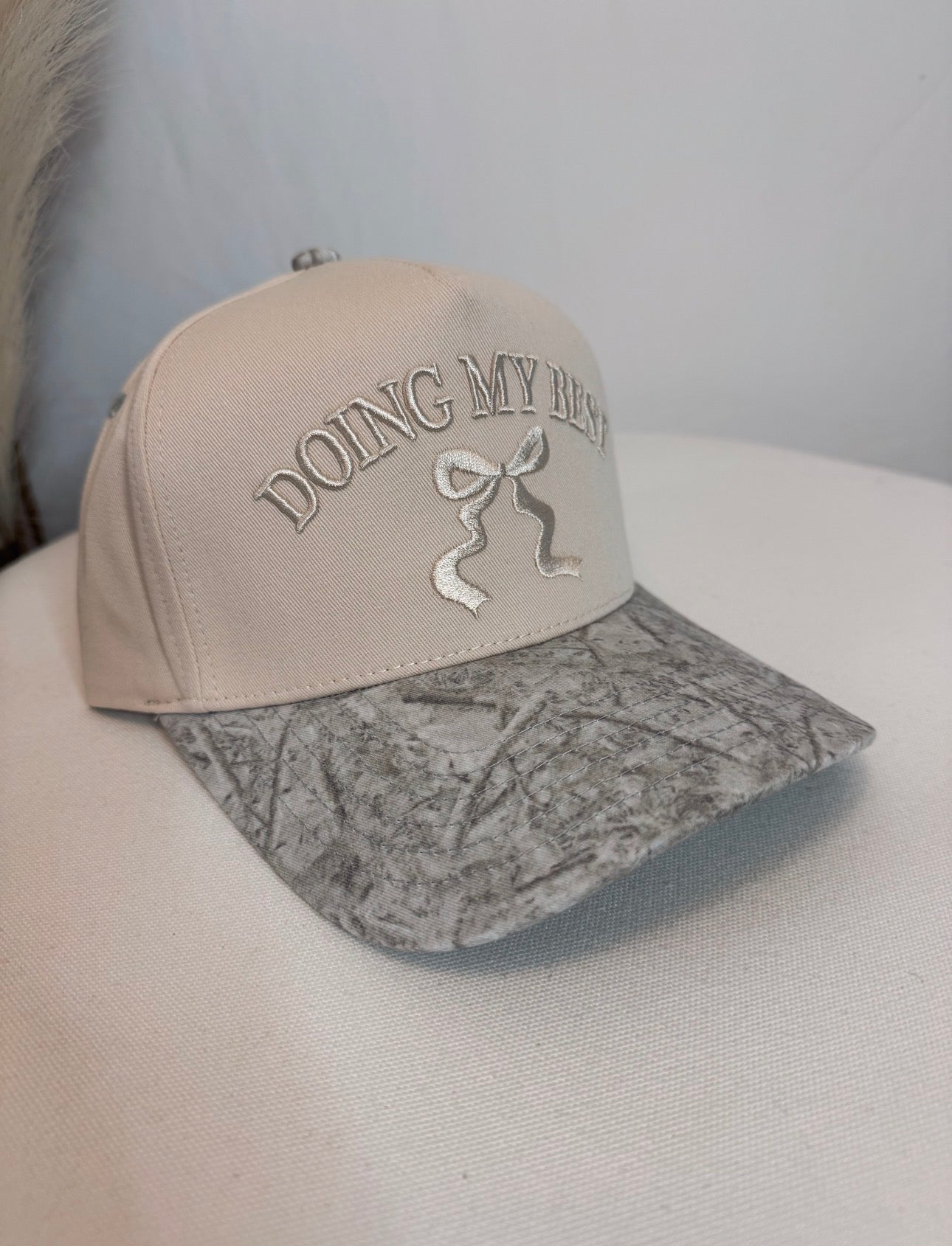 Doing My Best Camo Hat