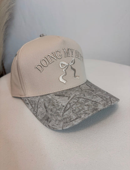 Doing My Best Camo Hat