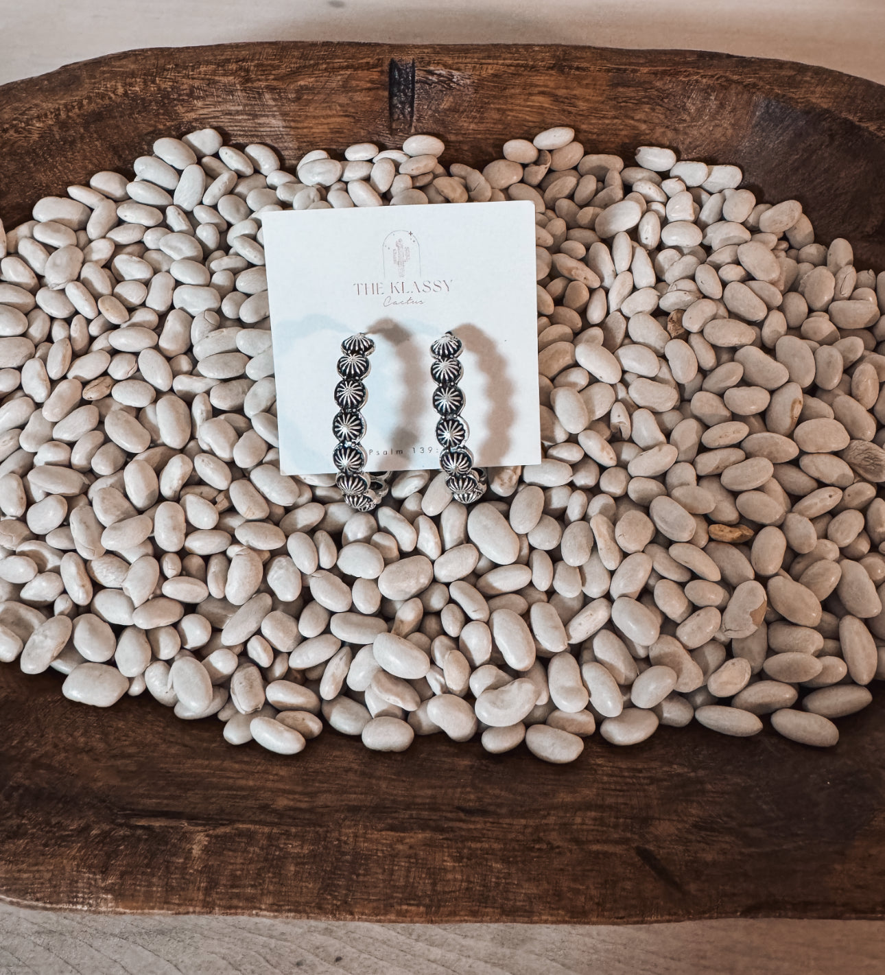 Western Textured Hoops