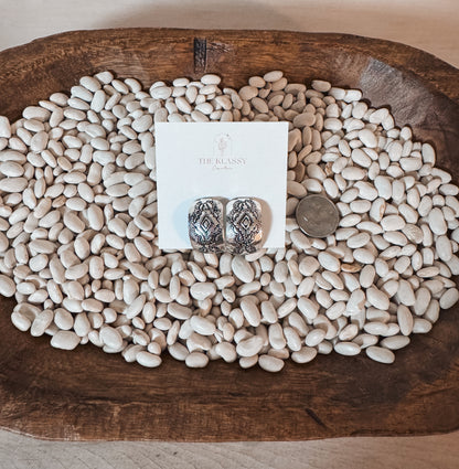 Western Etched Hoops