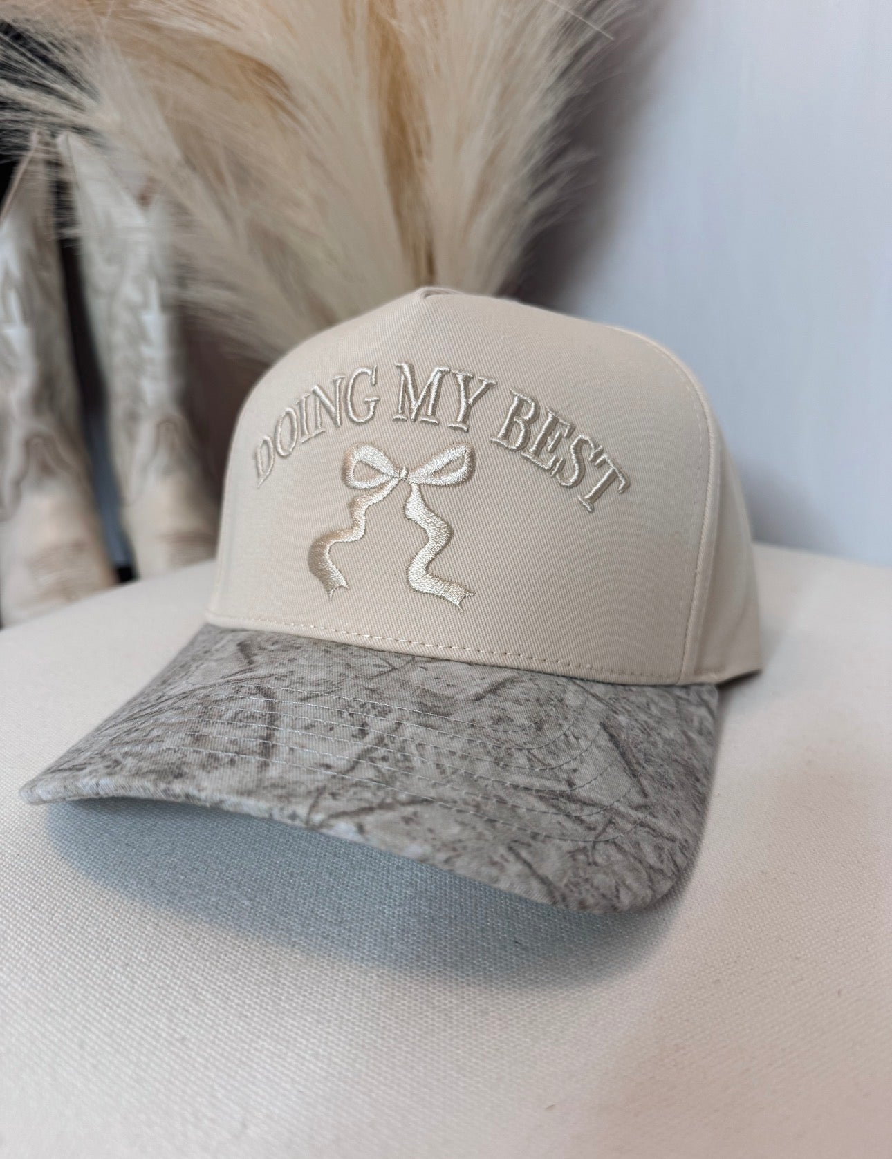 Doing My Best Camo Hat