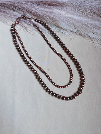 Two Layer Navajo Pearl Necklace