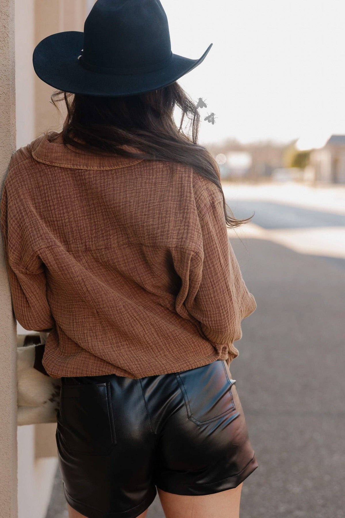ACRES BUTTON UP *SADDLE